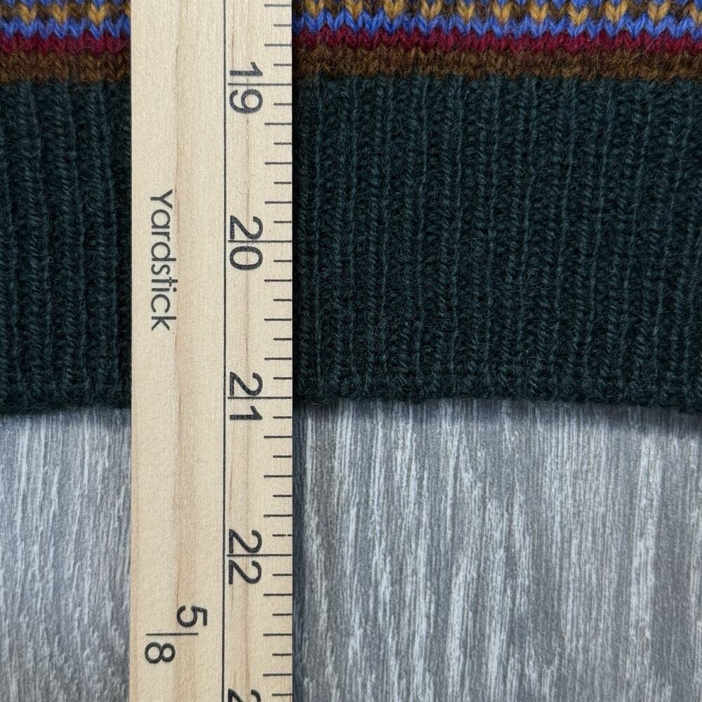 Vintage Susan Bristol Wool Sweater Womens Small Lion Crest Fair Isle 80s Preppy - Picture 8 of 11